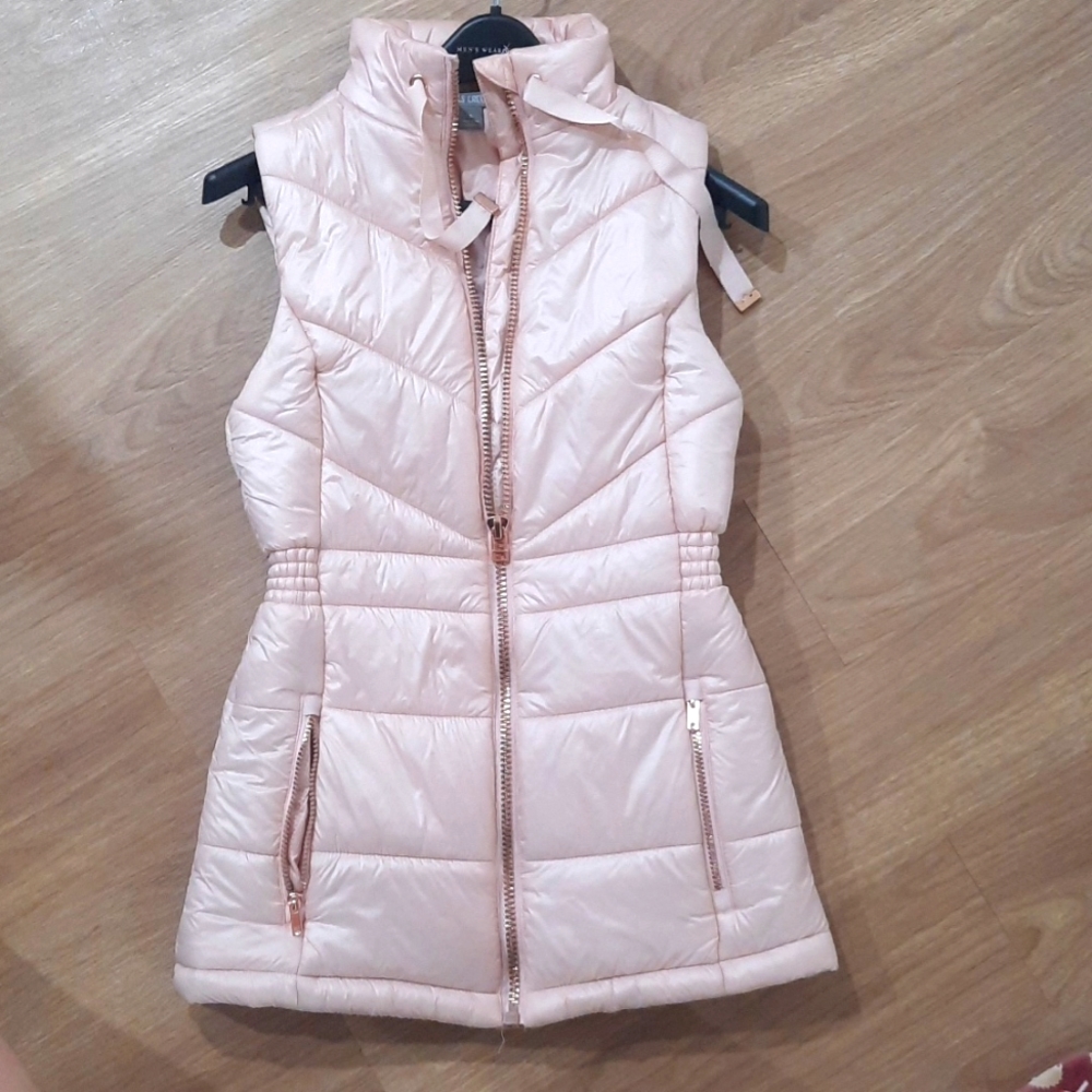 Pink Puffy Vest